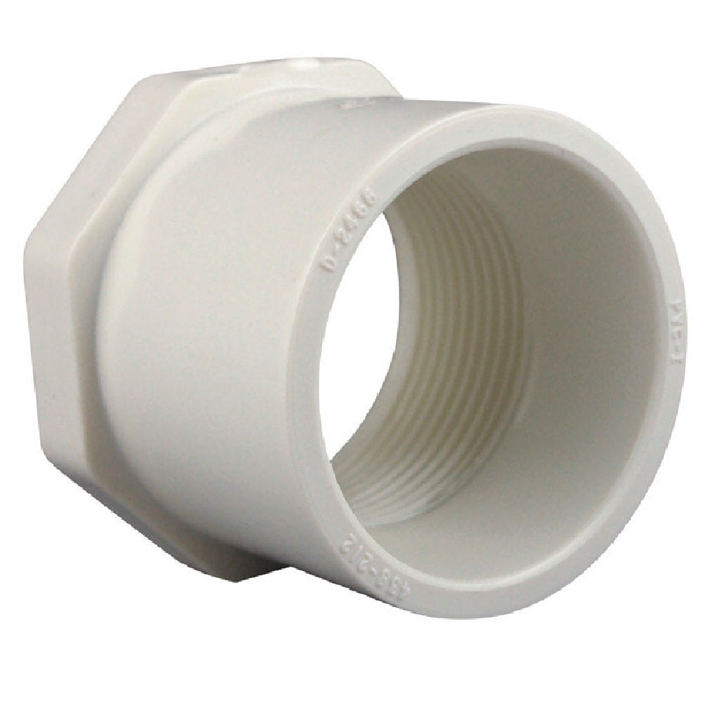 Charlotte Pipe PVC 02108 0700HA PVC Reducing Bushing, White
