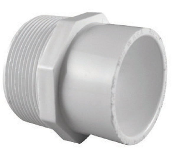 Charlotte Pipe PVC 02110 0600HA PVC Reducing Pipe Adapter, White