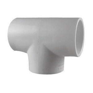 Charlotte Pipe PVC 02400 2000HA PVC Tee, White