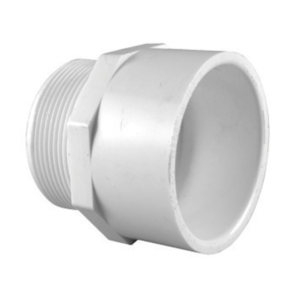 Charlotte Pipe PVC 02109 1400HA Pipe Adapter, White