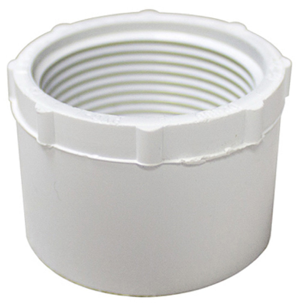 Charlotte Pipe PVC 02108 2800HA Reducer Bushing Pipe Fitting, White