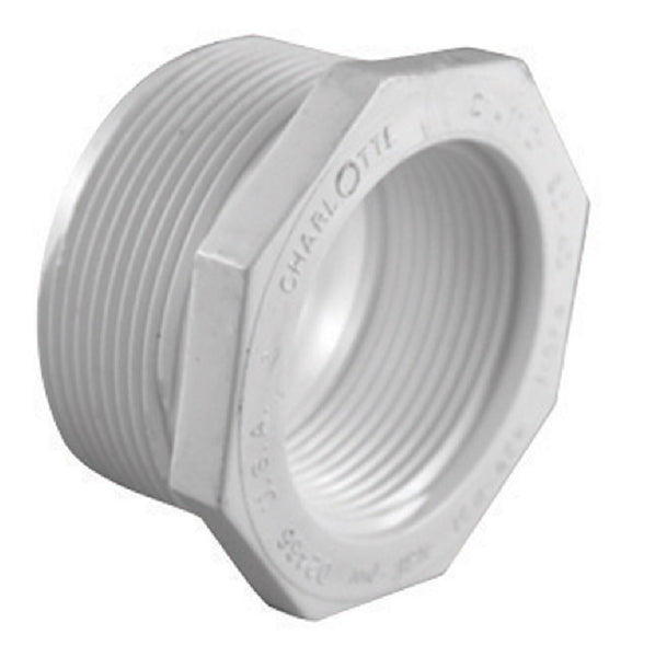 Charlotte Pipe PVC 02112 2800HA Reducer Bushing, White