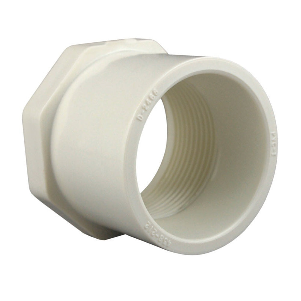 Charlotte Pipe PVC 02108 1800HA Reducing Bushing, White