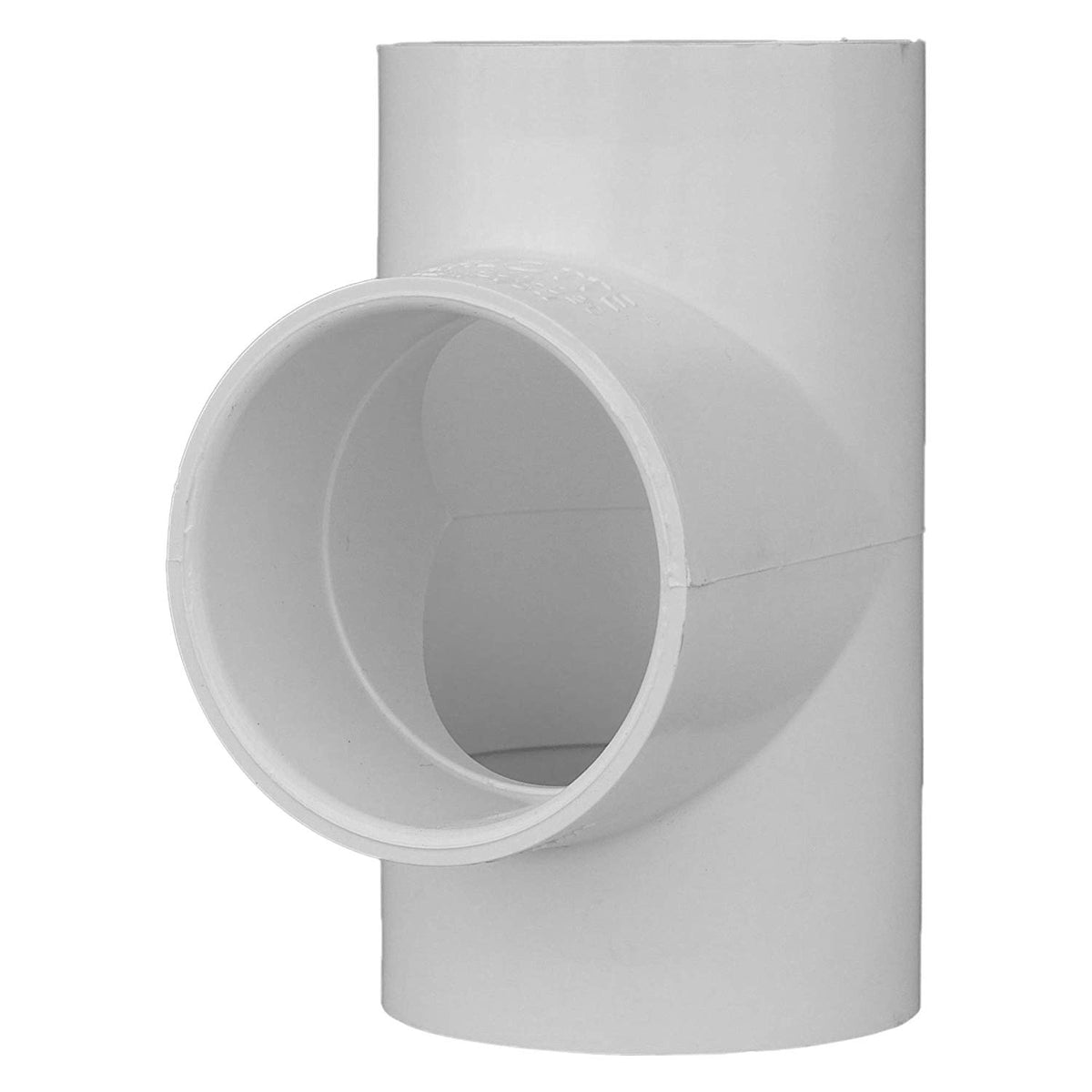 Charlotte Pipe PVC 02400 6350HA Reducing Tee, White