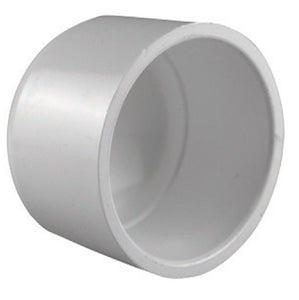 Charlotte Pipe PVC 02116 2000HA Schedule 40 Cap Slip, White, 4 Inch