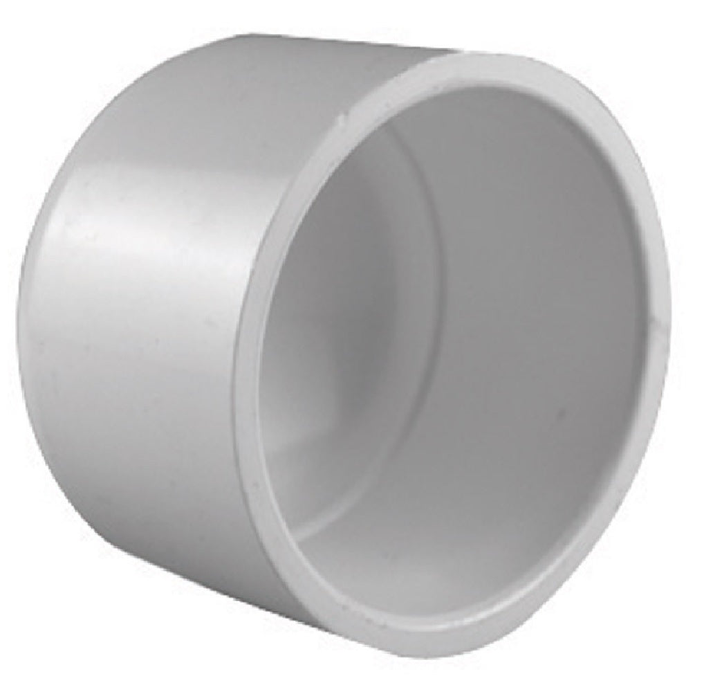 Charlotte Pipe PVC 02116 1600HA Schedule 40 PVC Cap Slip, White