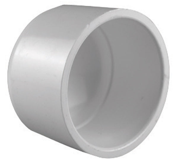 Charlotte Pipe PVC 02116 1400HA Schedule 40 PVC Cap Slip, White