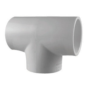 Charlotte Pipe PVC 02400 0800HA Schedule 40 PVC Tee Slip, White