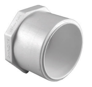 Charlotte Pipe PVC 02118 0800HA Schedule 40 Pipe Spigot Plug, White
