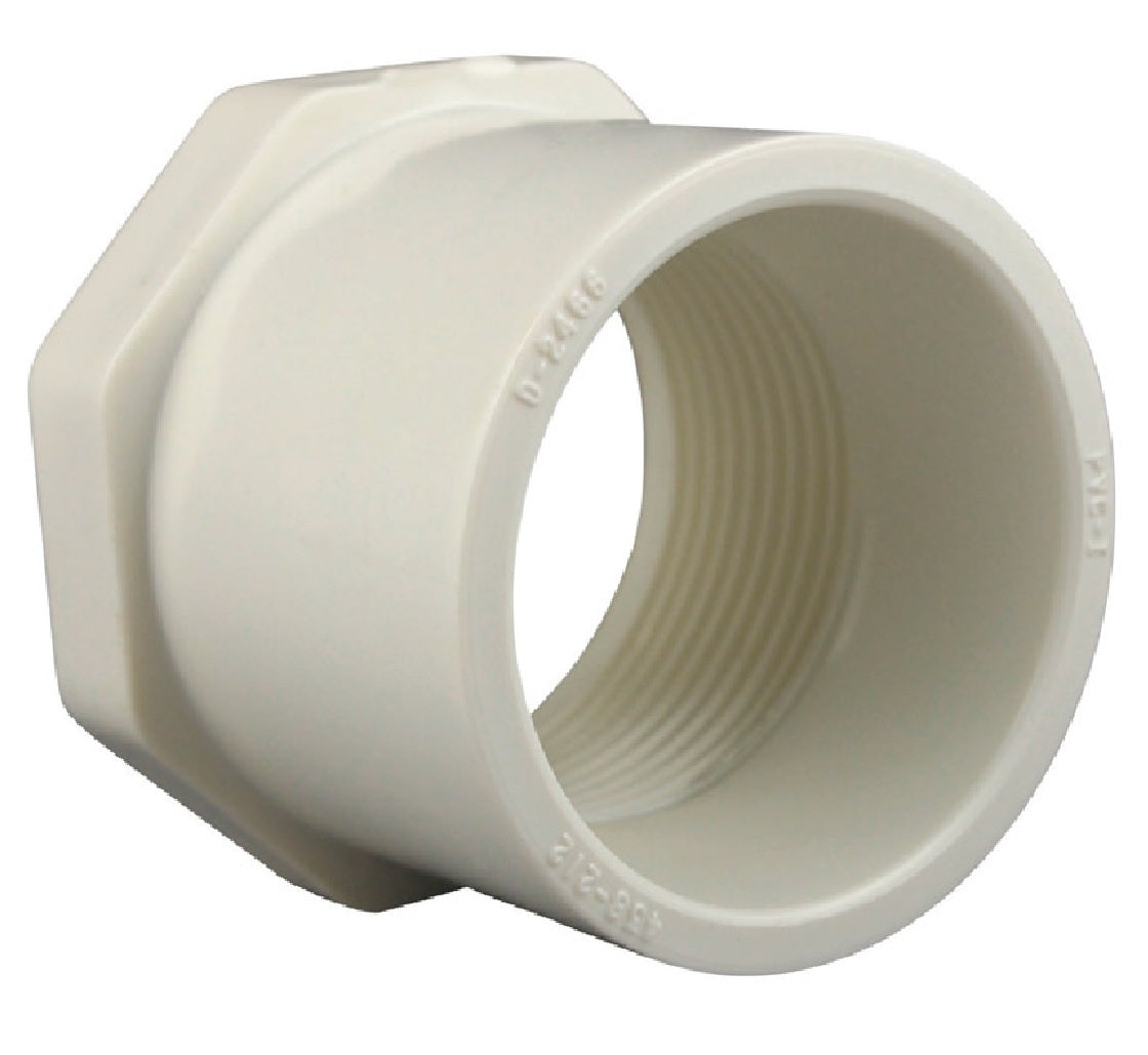 Charlotte Pipe PVC 02108 3200HA Schedule 40 Reducer Bushing, White