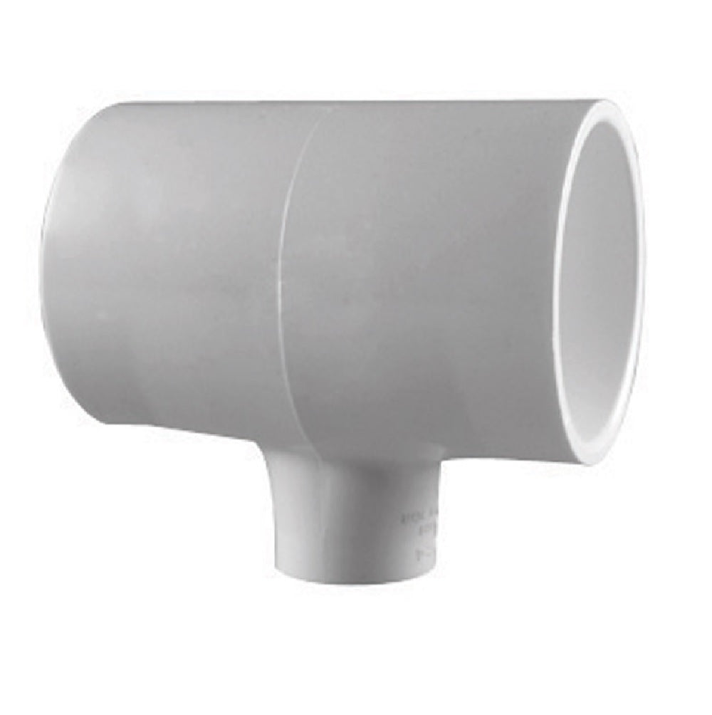 Charlotte Pipe PVC 02400 4450HA Schedule 40 Reducing Tee, White