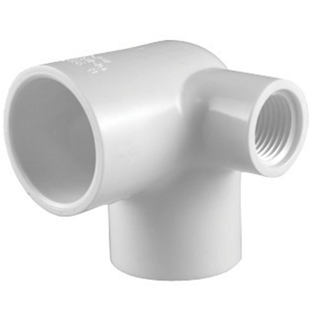 Charlotte Pipe PVC 02520 0600HA Side Outlet Elbow, White