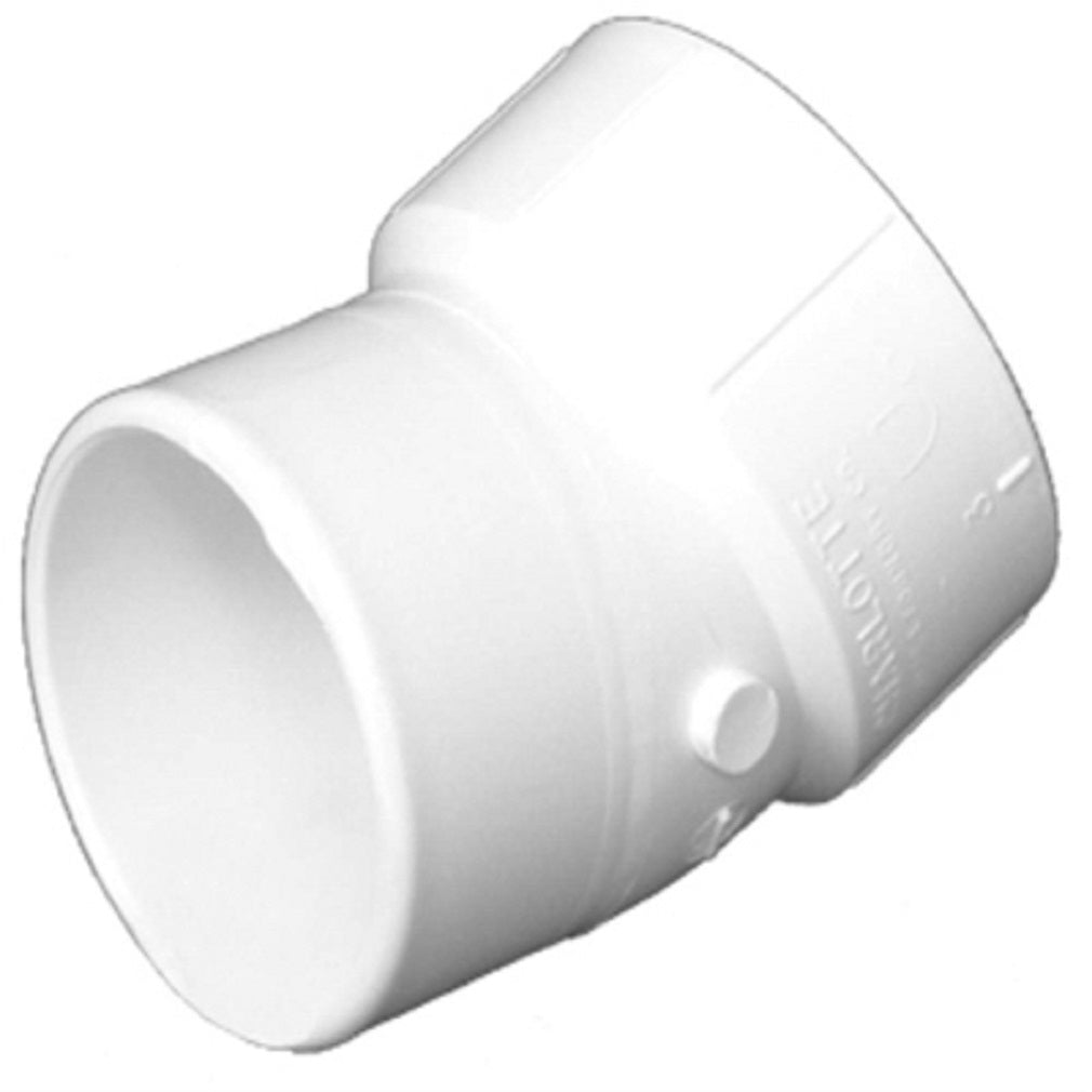 Charlotte Pipe PVC 00326 0800HA Street Elbow PVC DWV, White, 2 Inch