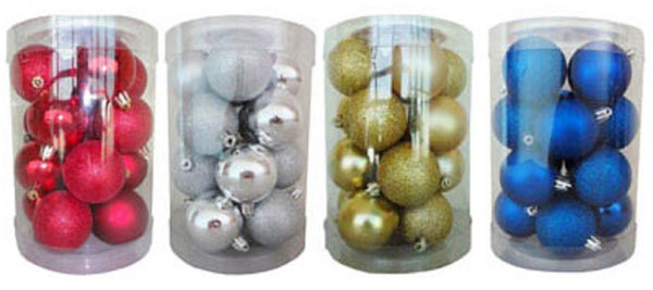 Christmas By Krebs TV021014A Shatterproof Ornament Assortment, 8 Count