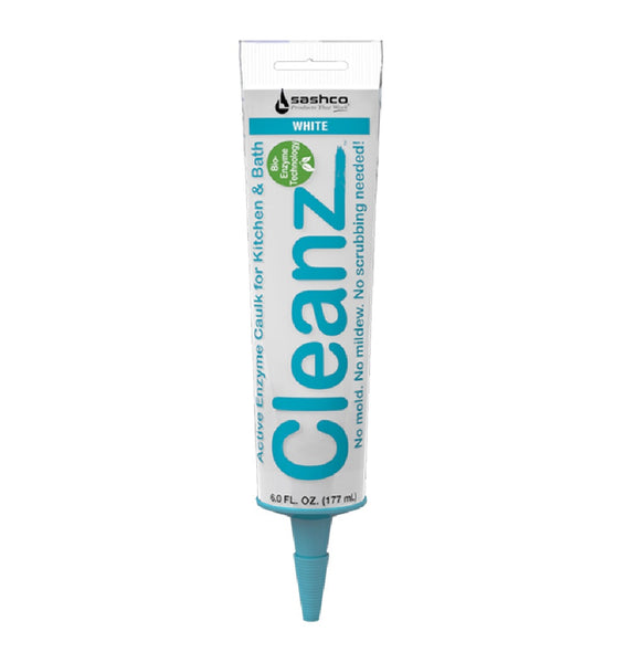Cleanz 11063 Kitchen & Bath Caulk, 6 Ounce