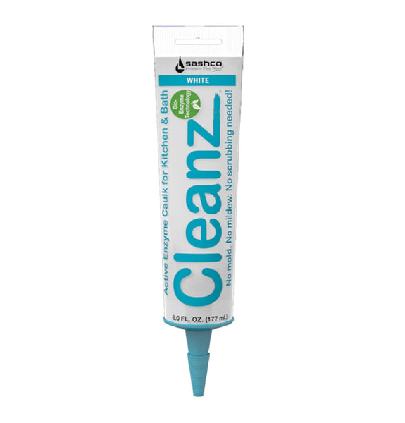 Cleanz 11063 Kitchen & Bath Caulk, 6 Ounce