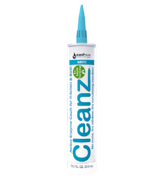 Cleanz 11003 Kitchen & Bath Caulk, 10.5 Ounce