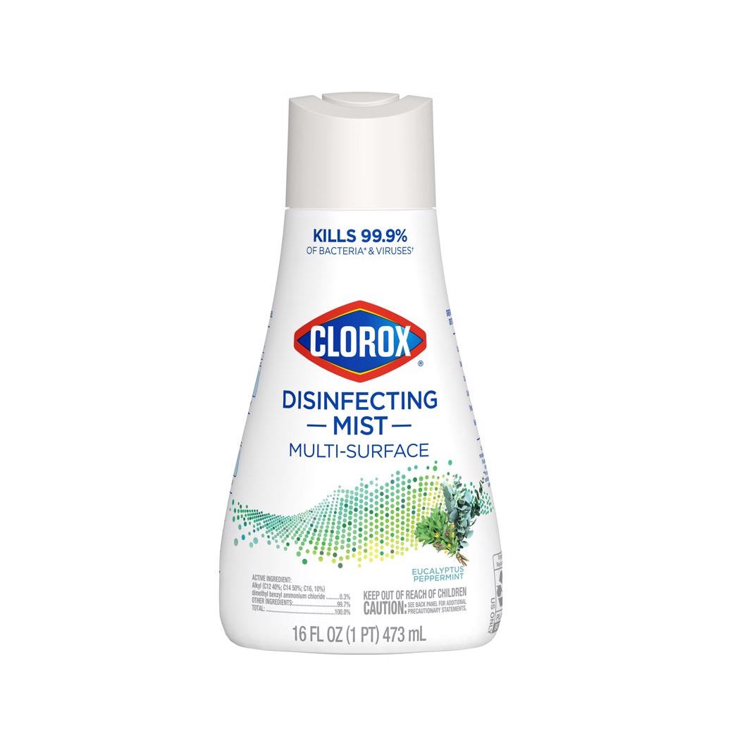 Clorox 60156 Disinfectant Cleaner, Eucalyptus Peppermint, 16 Oz