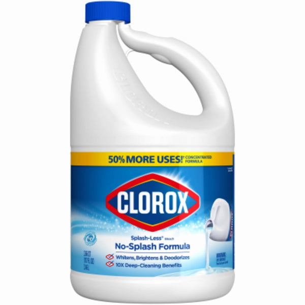Clorox 32411 Splash-Less Formula Bleach, 117 Oz
