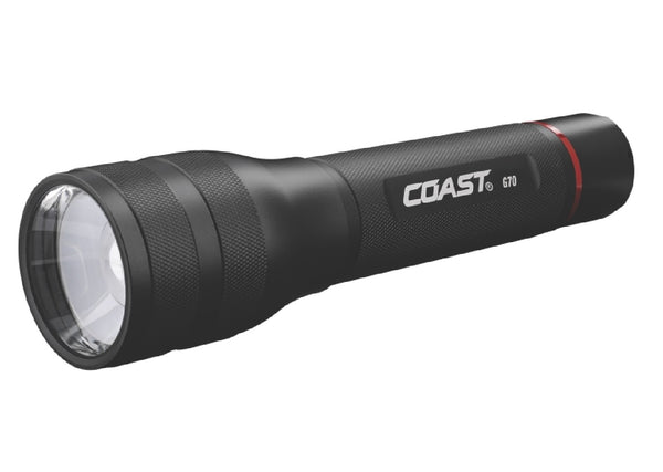Coast G70 LED Flashlights, Black, Aluminum