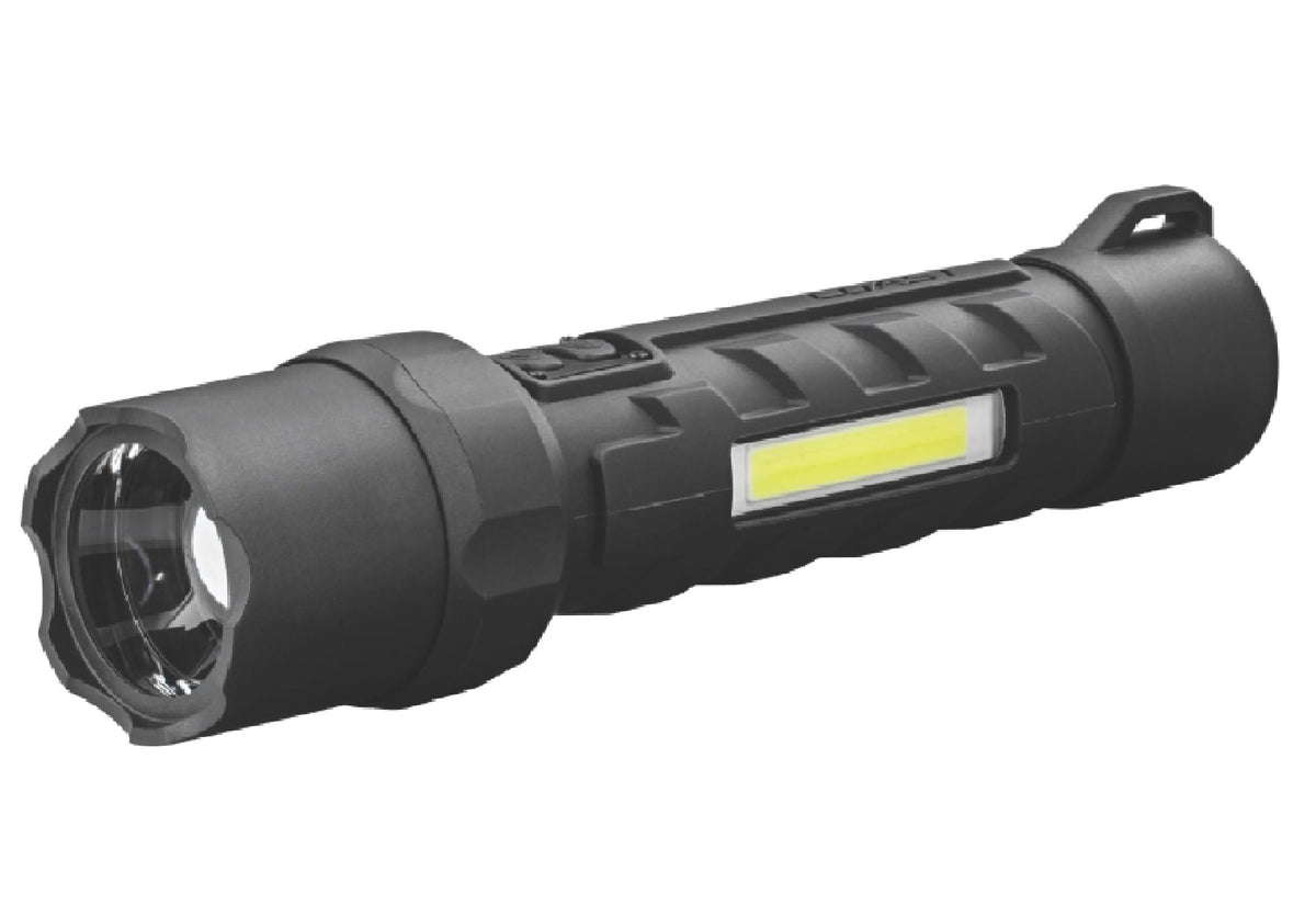 Coast PS700 USB Rechargeable Flashlight, Black