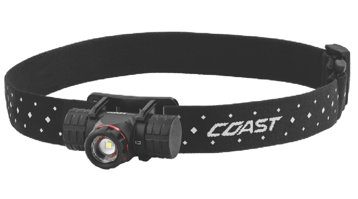 Coast XPH25R LED Head Lamp, Aluminum, Black