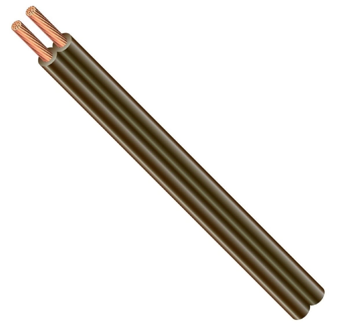 Coleman Cable® 60126-66-07 Lamp Cord, Brown Vinyl, 16/2 SPT-2