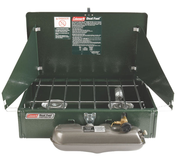 Coleman 3000003648 Guide Series 424 Dual Fuel Stove, 14,000 BTUs