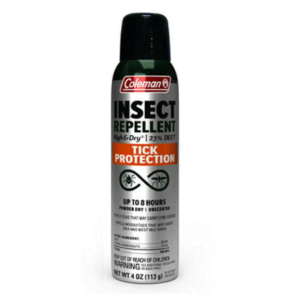 Coleman 7517 High & Dry Tick Insect Repellent Spray, 4 OZ