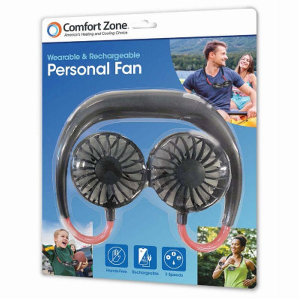 Comfort Zone CZBT88KPDQ Wearable Personal Fan