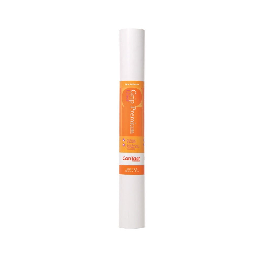 Con-Tact 04F-C6U52-06 Grip Premium Solid Non-Adhesive Shelf Liner, 18" x 4'