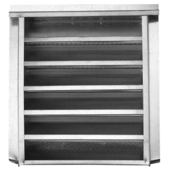 Construction Metals GLPG1424G-1/8 Gable Louver, 14 Inch x 24 Inch
