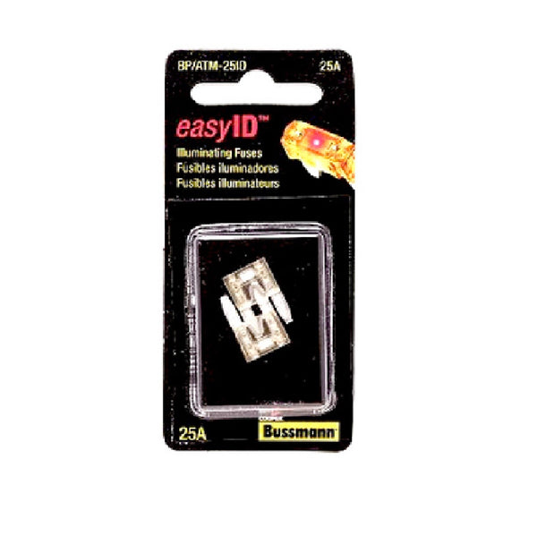 Cooper Bussmann BP/ATM-25ID easyID Illuminating Blade Fuse, 25 Amp