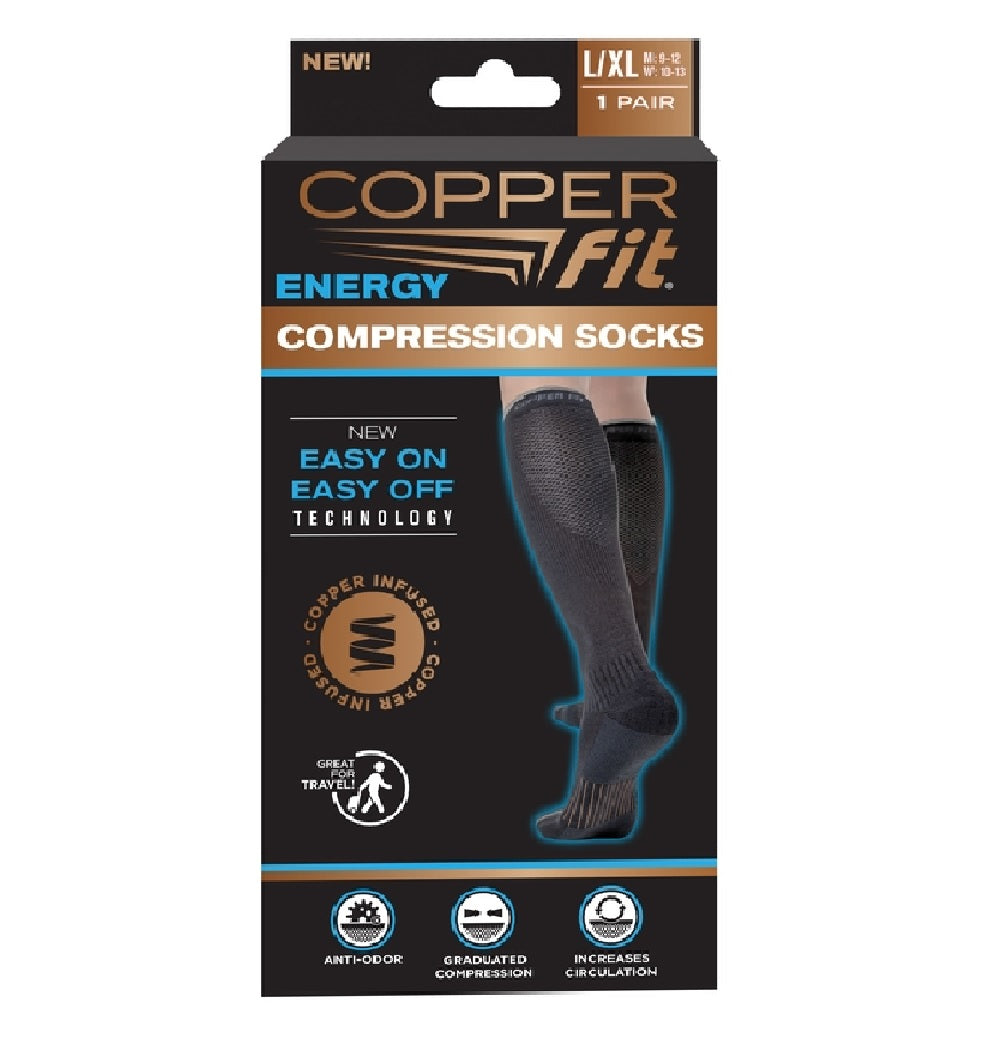 Copper Fit CF2CPSK1BLLXL As Seen On TV Compression Socks
