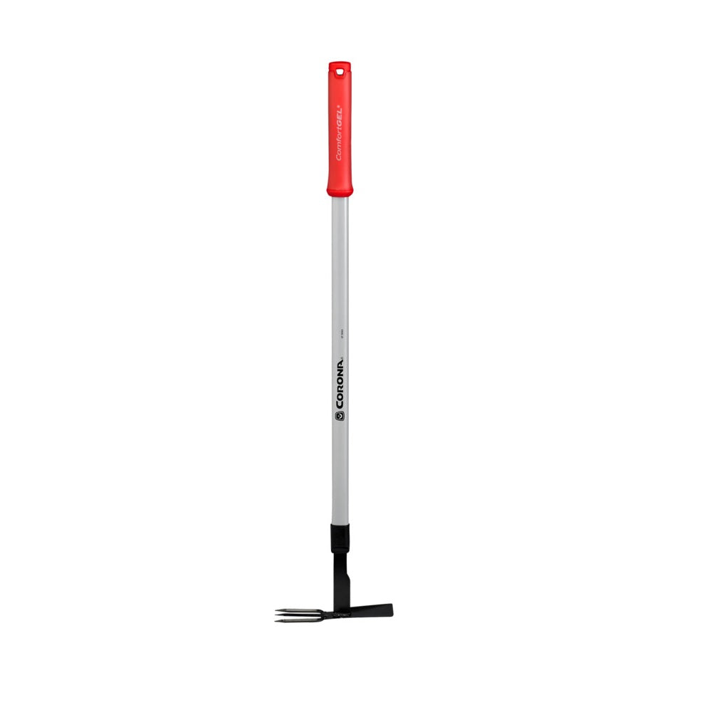 Corona GT 3244 ComfortGEL Extended Reach Cultivator Hoe, Polymer, Red, 32"