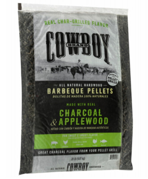 Cowboy 54120 Charcoal-Apple Pellets, 20 LB
