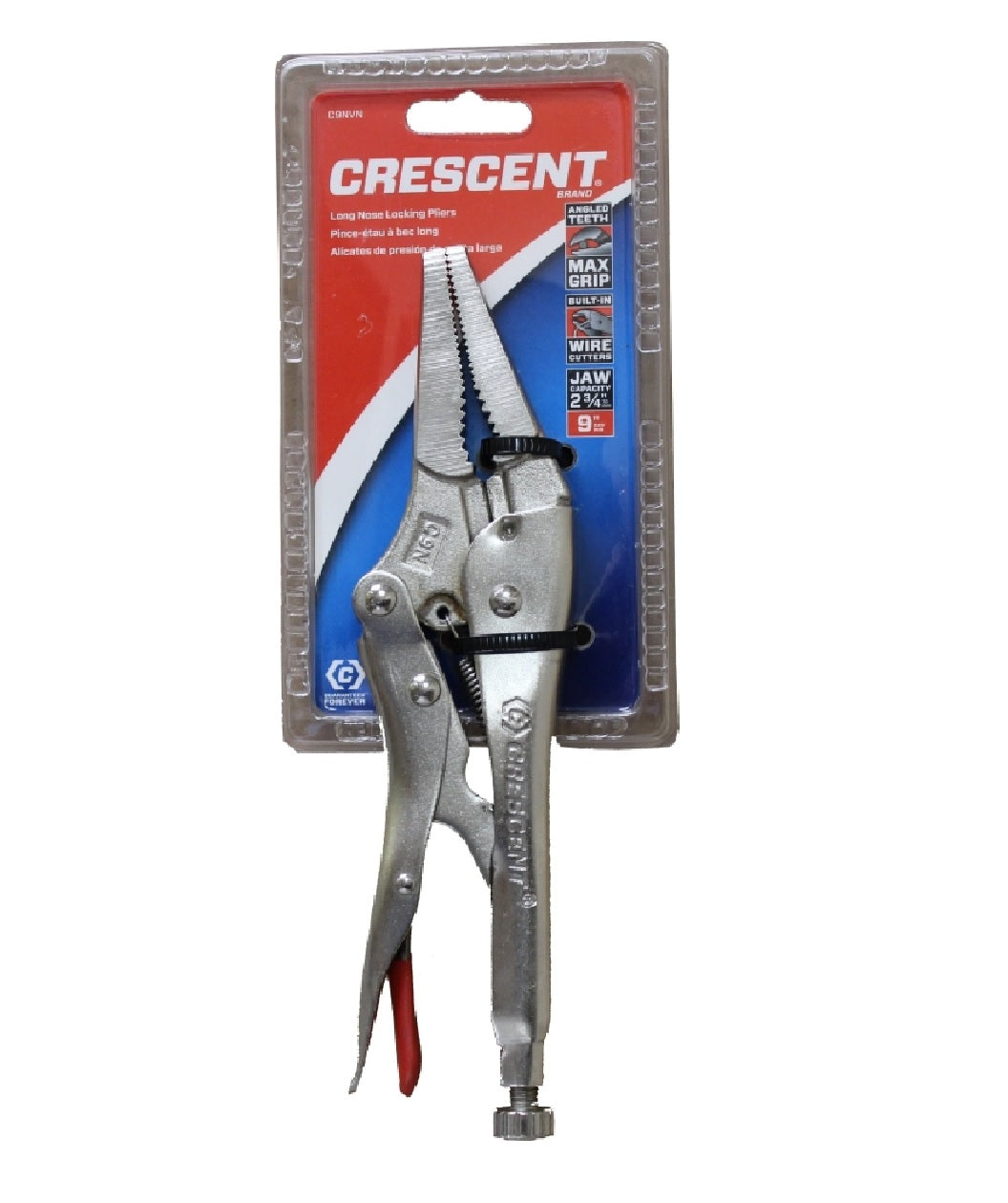 Crescent C9NVN-08 Long Nose Plier, Alloy Steel, 9 inch