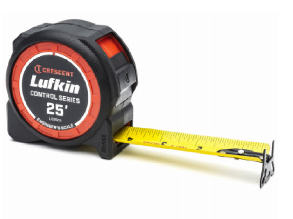 Crescent L1025CD-02 Lufkin Control Series Tape Measure, 25 Feet