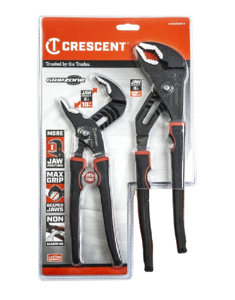Crescent RT400SGSET2-05 Tongue and Groove Plier Set, 10 inch X 12 inch