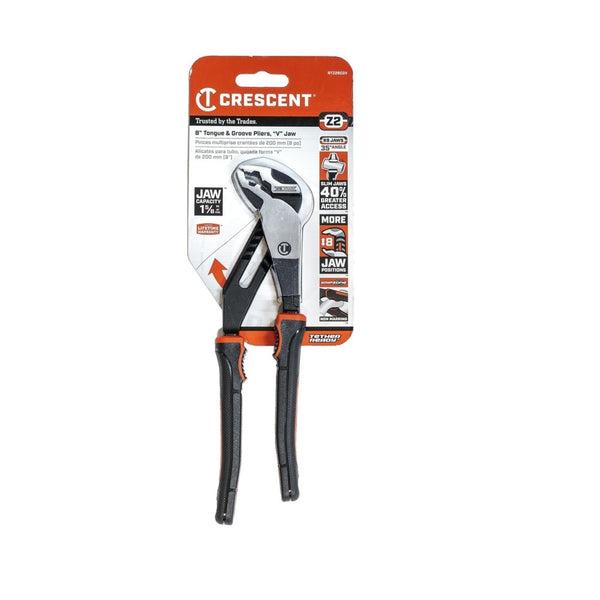 Crescent RTZ28CGV Z2 K9 Tongue and Groove Plier, 8-1/2 Inch