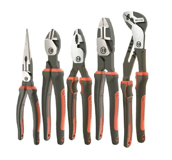 Crescent Z2SET5CG Plier Set, Alloy Steel, 5-Piece