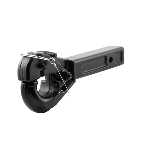 Curt 48005 Pintle Receiver Mount Hook, Black, Forged Steel