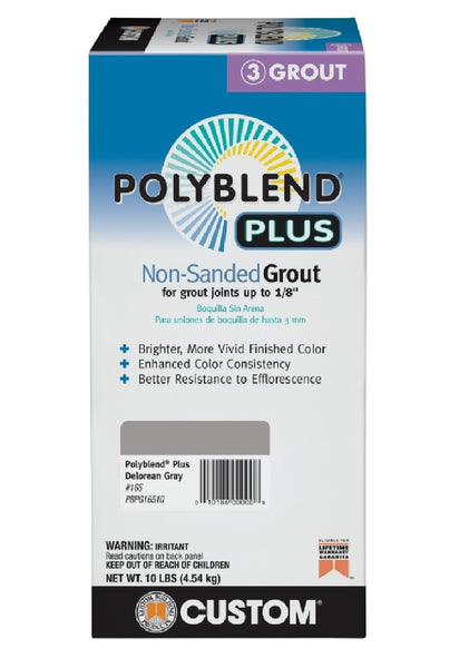 Custom Building Products PBPG16510 Non-Sanded Grout, Delorean Gray