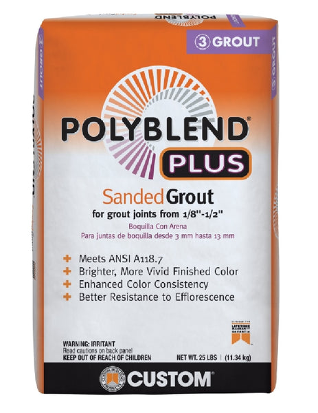 Custome Building PBPG16525 Sanded Grout, Delorean Gray