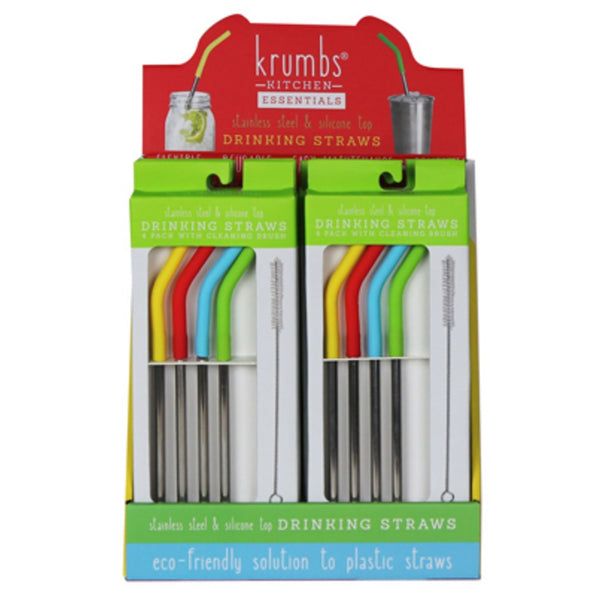 DM Merchandising KKESSS-AS Krumbs Reusable Straws