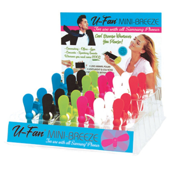 DM Merchandising UFAN-AS Mini Breeze uFan, Assorted Colors