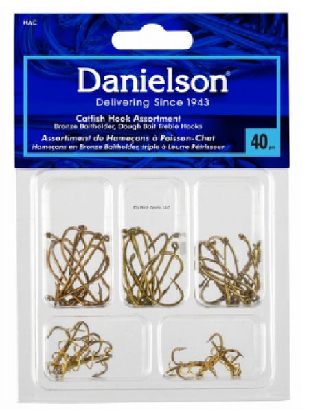 Danielson 0355-4616 Catfish Hook, 40 Piece