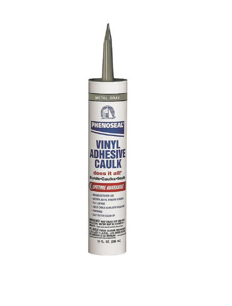 Dap 04102 Vinyl Adhesive Caulk, 10 Oz, Gray