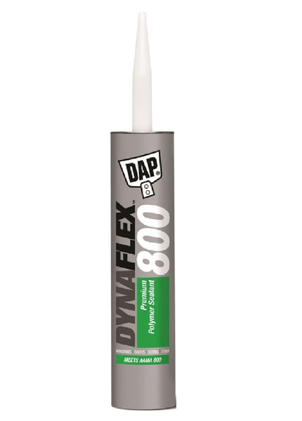 Dap 80800 Dynaflex 800 Premium Polymer Sealant, White, 10.1 Ounce
