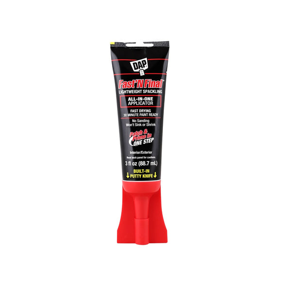 Dap 12321 Fast N Final Lightweight Spackling Compound, 3 Oz